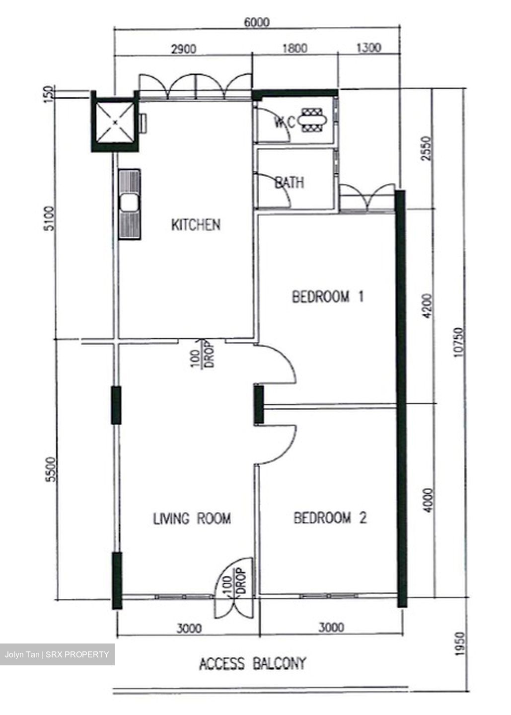 Blk 130 KIM TIAN VISTA (Bukit Merah), HDB 3 Rooms #558430991